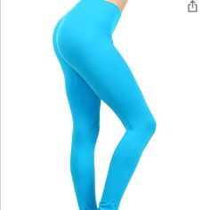 Nwt Blue Leggings Comes In Packaging. Brand: Neon Nation Size Small Skating Fits, Old Navy Leggings, Yoga Crop Tops, Ombre Leggings, Crop Top And Leggings, Flared Leggings, Fits Inspo, Fashion To Figure, Blue Leggings