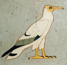 a bird painted on the side of a wall