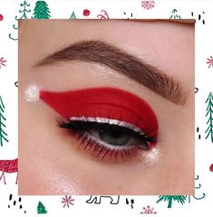 Nutcracker Makeup Ideas, Nutcracker Makeup, Holiday Makeup Christmas, Simple Holiday Makeup, Holiday Eye Makeup, Christmas Makeup Simple, Eye Makeup Guide, Xmas Makeup, Christmas Eyeshadow