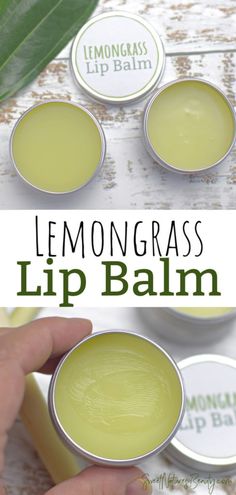 DIY Lemongrass Lip Balm with Coconut Oil | Sweet Nature's Beauty Witchcraft Notes, Chapstick Recipe, Natural Lip Balm Recipe, Diy Lip Balm Recipes, Bath Scrub, Mom Business, Lip Balm Recipes, Natural Beauty Recipes, Homemade Lip Balm