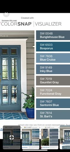 the color snap visualizer is available for all types of doors and windows, including one with