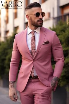 >>ORIGINAL ARTWORK AND CONTENT, PLEASE DO NOT COPY<< Men Suits, Suits For Man, Dapper Dusty Rose Two Piece Suit for Men- Elegant Wedding Attire- Stylish Groom's Suit, Formal Attire, Formal Wear for Men piece Wedding Suit, Double Breasted, Formal Fashion Slim Fit Suit. Description: Elevate your style with our exclusive Dusty Rose Two Piece Suit for men, a flawless blend of sophistication and modernity. Crafted with precision, this suit is the epitome of elegance, perfect for weddings, formal events, or any occasion where you want to make a lasting impression. 🌹 Key Features: .Impeccable Dusty Rose hue for a unique touch .Two-piece ensemble for a tailored and modern fit .High-quality fabric ensuring comfort and durability .Versatile style suitable for weddings, parties, and special events . Two Piece Suit For Men, Engagement Suits, Mens Tux, Groom's Suit, Christmas Suit, Formal Fashion, Suit For Men, 2 Piece Suit, Mens Formal Wear