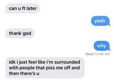 two texts that have been written to each other