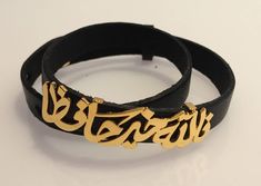 "Handmade leather bracelet with your name or statement of your own. Calligraphy Arabic name bracelet. Best gift for him or her You can choose any statement from the listing photos or send me your name or statement (4 words max) Leather is genuine and re-sizable with several resizing holes. Please scroll the listing photos to see more options. All photos listed are with Islamic Ayah and you can customize your own statement. Please follow these steps to make your order: 1- Choose finish and leathe Personalized Elegant Leather Bracelet As Gift, Elegant Personalized Leather Bracelet For Gift, Personalized Elegant Leather Bracelet Gift, Elegant Personalized Leather Bracelet Gift, Leather Bangle Bracelets As Gifts, Luxury Adjustable Leather Bracelet For Gift, Luxury Leather Bangle Bracelet Gift, Luxury Adjustable Leather Bracelet Gift, Elegant Personalized Black Name Bracelet