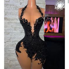 Black Birthday Dresses Black Women, See Thru Prom Dress, Birthday Dress Ideas Black Women, Custom Birthday Dress Black Women, Blue Birthday Dress Black Women, Glam Birthday Dress, 30th Birthday Dresses For Women, 30th Birthday Outfit For Women, Birthday Ideas Black Women