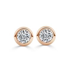 0.25 ct Natural Round Diamond Bezel Stud Earrings  , 9k Rose Gold Sparkly.  WIDTH : 3.8 MM Color : F Clarity : SI3 Carat : 0.25 ct (Each stone : 0.125ct ) Setting : BEZEL Shape : Round Metal : 9k Rose  gold Rose Gold Single Diamond Earrings For Anniversary, Rose Cut Diamond Round Earrings, Gold Diamond Earrings With Rose Cut Cubic Zirconia, Rose Gold Bezel Set Fine Jewelry Earrings, Dazzling Rose Gold Round Cut Diamond Earrings, Round Rose Gold Cubic Zirconia Diamond Earrings, Classic Bezel-set Round Cut Diamond Earrings, Bezel Diamond, Bezel Setting