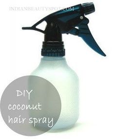 To combat frizz on a daily basis, try this coconut spray (a little goes a long way). How To Treat Dandruff, Diy Wellness, Diy Coconut, Dry Frizzy Hair, Coconut Hair, Diy Kosmetik, Lavender Hair, Hair Remedies, Hair Spray