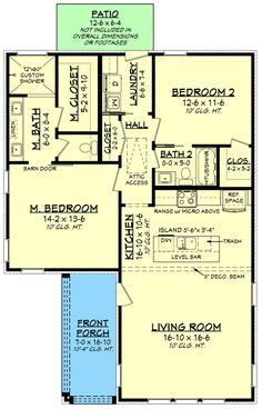 the first floor plan for a home