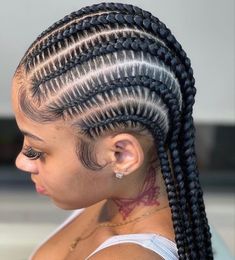 Braids And Twists, Feed In Braids, Box Braids Hairstyles For Black Women, Braids Hairstyles Pictures, Braided Cornrow Hairstyles, Feed In Braid, Girls Hairstyles Braids, Hair Ponytail Styles