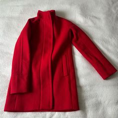 This Is The Coat Of The Year! Sadly It’s Small One Me :( J Crew Coat, Jcrew Coat, The Year, J Crew, Jackets & Coats, Jackets For Women, Red, Women Shopping, Color