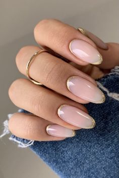 30 Super Pretty Back to School Nails Your Classy Look Neutral Gel Nails, Nude Nail Designs, Easy Nails, School Nails, Oval Nails, Nailed It, Fancy Nails