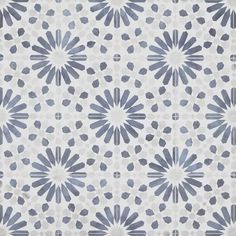 an artistic tile design in grey and white