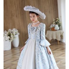 Gothic Rococo Vintage Inspired Medieval Dress Masquerade Flower Girl Dress Prom Dress Princess Shakespeare Girls' Ball Gown Halloween Wedding Party Wedding Guest Dress 2024 - $122.99 Gothic Rococo, Prom Dress Princess, Dress Masquerade, Masquerade Prom, Long Flower Girl Dresses, Girls Ball Gown, Princess Prom Dresses, Costume Ball, Dress 2024