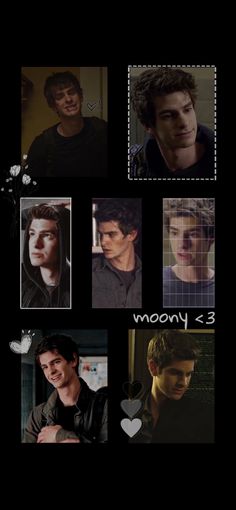 the twilight saga movie characters are shown in this collage with their name on them