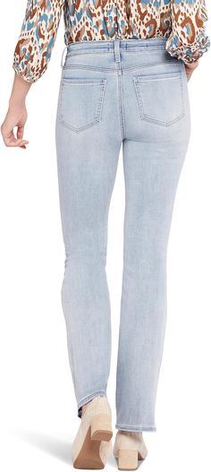 NYDJ womens Barbara Boot-cut Jeans, Optic White, 2 US at Amazon Women's Jeans store