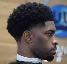 Hair Styles Male, Afro Hair Styles, Taper Fade Afro