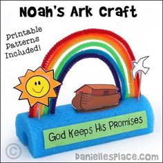 noah's ark craft printable patterns included god keeps his promises on earth