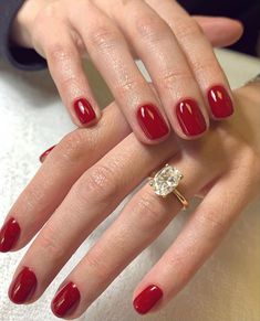 Red Manicure, Classy Nail Designs, Girl Nails, Daily Nail, Girls Nails, Royal Red, Classy Nails, Nail Manicure, Cape Town