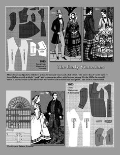 19th Century Men, Victorian Man, Romantic Era, Victorian Pattern, Men's Coats And Jackets, Sewing Inspiration, Mens Coats, Men's Clothing, 19th Century