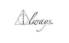 the harry potter logo is shown in black and white