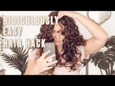 How To Curl Hair From The Root, How To Get Your Hair To Curl At The Roots, How To Do Curls, Scrunched Hair, Layered Curls, Pink Blonde Hair, Hair Hack, Curls For Long Hair