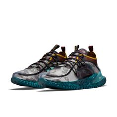 Nike Flow 2020 ISPA Black DM2832-001 Jordan 1 Low Shadow, Nike Ispa, Nike Stock, New Nike Shoes, Shoes Photo, Nike Fashion, Dark Teal, Teal Green, Hoka Running Shoes