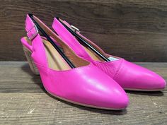 I just added a new item to eBay, Miz Mooz Aurora Leather Slingback Pumps Fuchsia Women's EU 38 New! #eBay #eBaySeller Pink Closed Toe Slingback Sandals With Heel Strap, Pink Slingback Sandals With Pointed Toe, Pink Slingback Pumps With Heel Strap For Spring, Pink Closed Toe Slingback Pumps With Heel Strap, Chic Pink Slingback Pumps With Round Toe, Chic Pink Round Toe Slingback Pumps, Pink Slingback Sandals With Round Toe For Evening, Pink Round Toe Slingback Sandals For Evening, Pink Slingback Pumps With Round Toe And Heel Strap