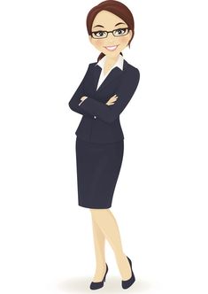 a woman in business attire standing with her arms crossed and looking at the camera while wearing glasses