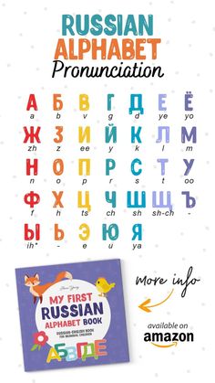 russian alphabets and their meanings are shown in this image with the words above them