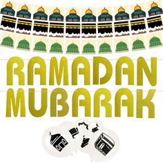 the ramadan mubarak festival is going on