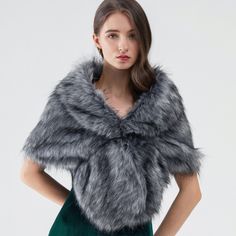 Faux Gray Silver Fox Fur Wrap. Hook And Eye Closure For Adjustment. New/Never Worn. Women’s Size Small 0-4 Dimensions: 52” Long X 13” Wide Shoulder Breadth: 14-17 Inches Quick Shipping From A Smoke Free Home! Tags; Wedding Bride Bridesmaid Cosplay Viking Woodland Forest Silver Evening Outerwear For Winter, Faux Fur Wrap, Winter Wedding Colors, Winter Event, Fur Wrap, Bridal Shawl, Small Scarf, Woodland Forest, Silver Fox