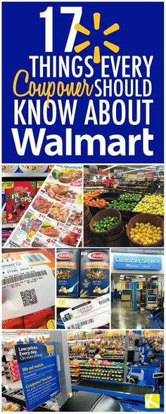 an advertisement with the words 17 things every consumer should know about walmart