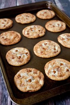 chocolate chip cookies on a baking sheet ready to go into the oven or bake