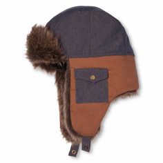 DICKIES BLUE / BROWN TROUT CREEK TRAPPER HAT   Features: Faux fur lined, Corduroy flaps and Pocket One size fits most - Intended for age 14+ Waterresistant, Windproof and Weatherproof shell Free Shipping!! Thanks for Looking ELITE WAREHOUSE TERMS & CONDITIONS What we sell We mainly deal in "open box" items.  These are generally store returns from box stores or on-line stores, shelf pulls or box damaged items.  We define these in a number of different ways. "Open Box" = any item that we have had Adjustable Warm Hats For Outdoor, Warm Adjustable Outdoor Hats, Windproof Hats With Ear Flaps For Fall, Winter Outdoor Hats With Ear Flaps, Winter Outdoor Hat With Ear Flaps, Adjustable Winter Hats With Ear Flaps, Brown Hats With Ear Flaps For Cold Weather, Brown Cap With Fleece Lining, Brown Fleece-lined Cap