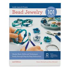 bead and craft book with instructions for beginners to make bead jewelry, including beads