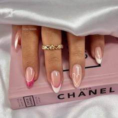 Wow Nails, Casual Nails, Cute Gel Nails, Pink Acrylic Nails, Fire Nails, Pretty Acrylic Nails, Fancy Nails