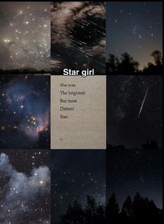 the stars in the night sky are all different colors and sizes, but there is no image to describe