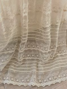 Color:cream The color of the real object is slightly yellow than that of the picture, it is beige ivory Price:1 Yard Price 1Yard=91CM ivory Lace fabric, Embroidered tulle lace fabric, vintage style lace fabric, curtain fabric, embroidered mesh laces with dot daisy flowers Can be used to make shirt, skirt, curtains, tablecloth dress,household act the role ofing is tasted, diy etc My store links： https://www.etsy.com/shop/FionaLace?ref=simple-shop-header-name&listing_id=919538968 Similar product l Tablecloth Dress, Wedding Dress Sewing, Mesh Embroidery, Sewing Wedding Dress, Fabric Curtain, Lace Fabrics, For Wedding Dress, Embroidered Tulle, Daisy Flowers