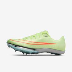 the nike zoom vapor golf shoe in volt and neon orange is on sale now