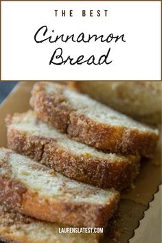 the best ever cinnamon swirl bread recipe is so easy to make and it's perfect for breakfast