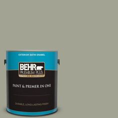 behr premium plus paint and primer in one, with the color teal