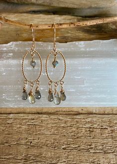 Gold filled dangle earrings with faceted labradorite gemstones Labradorite Gemstone Drop Earrings, Gold Labradorite Drop Earrings, Wire Wrapped Labradorite Drop Earrings, Wire Wrapped Labradorite Earrings For Jewelry Making, Handmade Long Drop Labradorite Earrings, Elegant Labradorite Dangle Earrings, Gold Labradorite Wire Wrapped Earrings, Gold Wire Wrapped Labradorite Earrings, Faceted Labradorite Dangle Jewelry