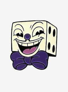 an image of a cartoon character with two dices