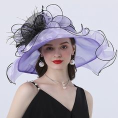 Glam up your look with the perfect finishing touch. Our collection offers an incredible variety of spectacular hats to ensure you're perfectly accessorized for every occasion. Look no further, for our delightful Kentucky Derby style hat with its lavish flower adornment will make you the envy of all drag queens! Beautifully made of polyester, it's the perfect sun hat. Material: Polyester Item Type: Sun Hat Head Circumference: 21.6"- 22.8" / 55cm - 58cm Big Hats For Women, Kentucky Derby Style, Big Hats, Outdoor Hut, Kentucky Derby Fascinator, Horse Wedding, British Tea, Derby Fascinator, Pink Crown