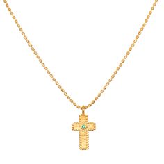 Real Gold Cross Necklace For Women, Cross Gold Necklace, Gold Chain Necklace Womens, Satya Jewelry, Wonder Of The World, Cross Gold, Preppy Jewelry, Faith Cross, Gold Cross Necklace