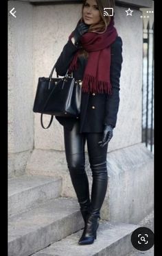 Classy Winter Outfits Dressy, Leather Pants Outfit, Outfits Dressy, Fall Trends Outfits, Classy Winter Outfits, Looks Chic, Leather Outfit, Fall Fashion Outfits