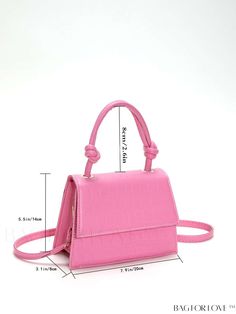 BagForLove - Crocodile Embossed Mini Square Flap Bag Product Description Color Pink Details Lace Up Type Square Bag Bag Size Mini Strap Type Top Handle Pattern Type Crocodile Print Closure Type Flap Style Funky Coating 100% Polyurethane Composition 100% Polyurethane Material PU Leather Size Chart INCH CM Strap Length Bag Length Bag Width Bag Height Handle Height 47.2 inch 7.9 inch 2.8 inch 5.5 inch 3.5 inch Strap Length Bag Length Bag Width Bag Height Handle Height 120 cm 20 cm 7 cm 14 cm 9 cm D Trendy Crocodile Pattern Bag As A Gift, Trendy Crocodile Pattern Bag As Gift, Trendy Crocodile Pattern Bag For Gifts, Trendy Pink Crocodile Pattern Bag, Chic Pink Bag With Crocodile Pattern, Chic Pink Crocodile Pattern Bag, Crocodile Print, 2nd Baby, Bag Bag