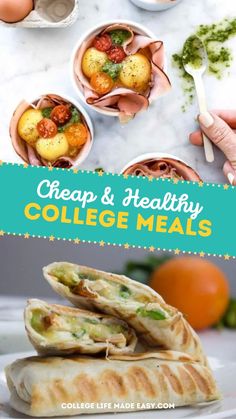 cheap and healthy college meals Quick College Dinners, Dinner Ideas College, Healthy Dorm Food, Quick Cheap Healthy Meals, Easy Student Meals