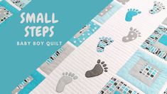 small steps baby boy quilt pattern