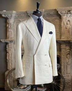 Blazer Color - Off White    Fabric - Linen  Coat Closure -  Two Buttons Available in Different Size From XS to 4XL Luxury White Double-breasted Suit For Workwear, Luxury White Double Breasted Elegant Suit, Luxury Off White Unstitched Suit, Luxury Off-white Unstitched Suit, Manolo Costa, Blazer Wedding, Wedding Blazers, Prom Blazers, White Knight